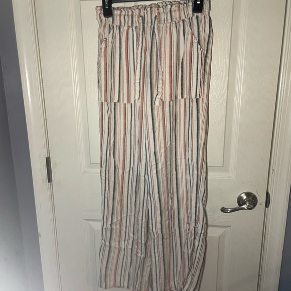 Striped flowy pants. - Picture 1 of 3